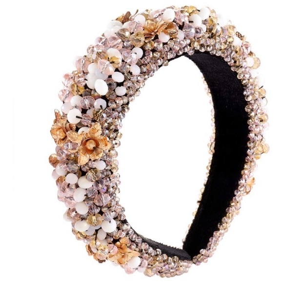 Embellish Beaded Crystal Headband main image 4